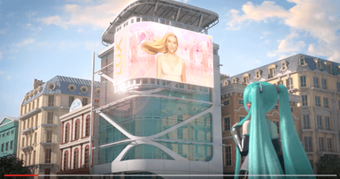 Miku Hatsune meets Scarlett Johansson